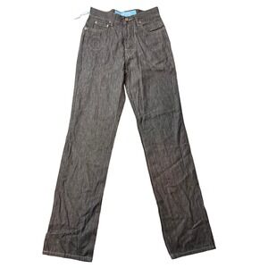 VTG Azzure Denim Jeans Womens Size 26‎ Dark Wash Straight Leg